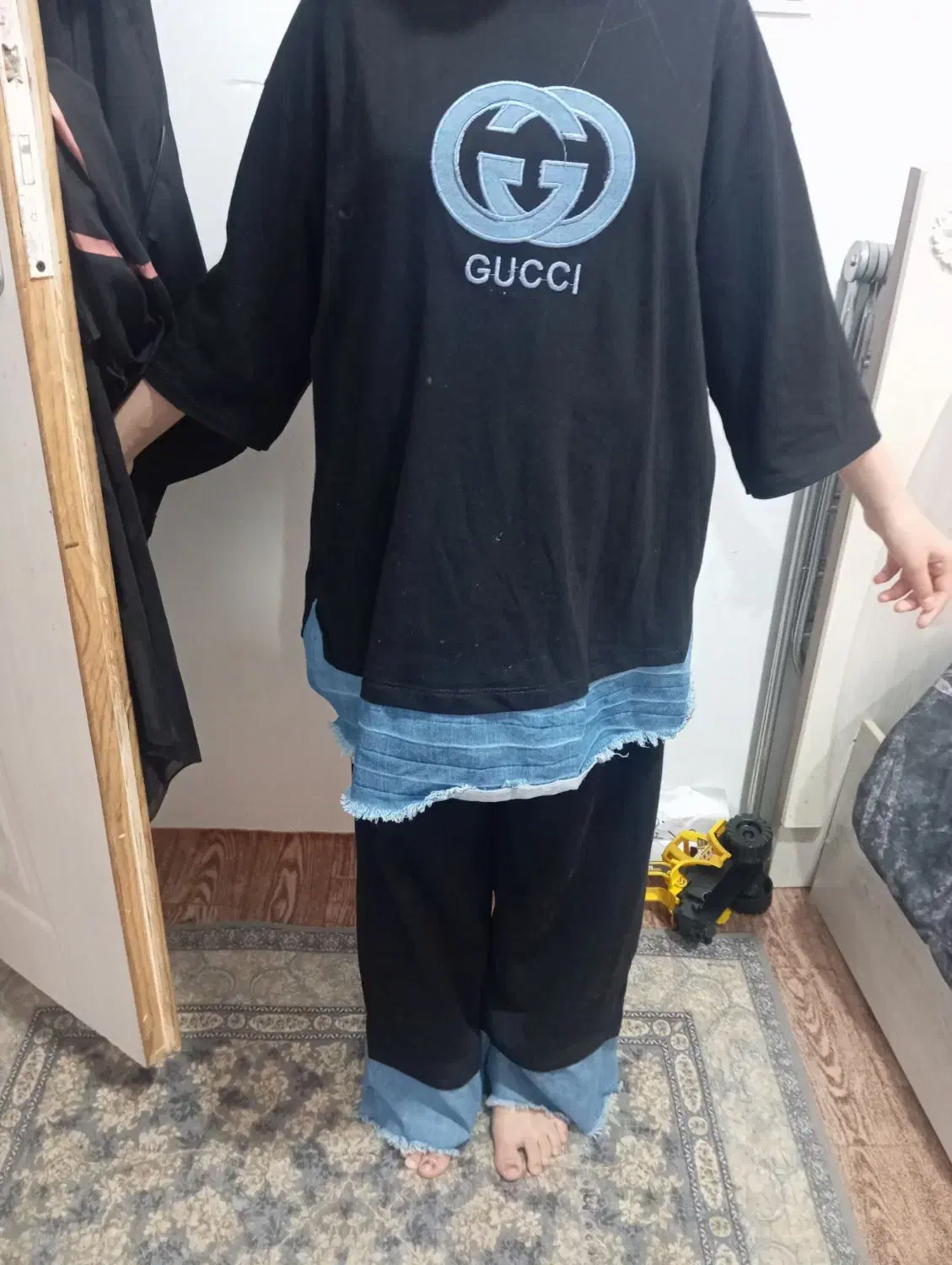 تیشرت لانگ وشلور|لباس|مشهد, کشف|دیوار