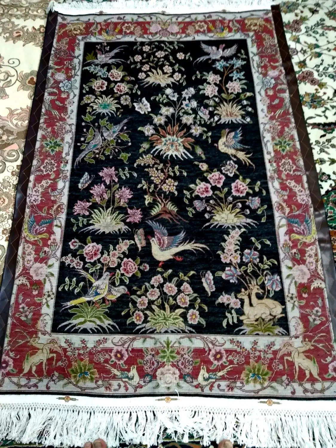 قالیچه ذرونیم تبریز|فرش|تهران, هفت حوض|دیوار