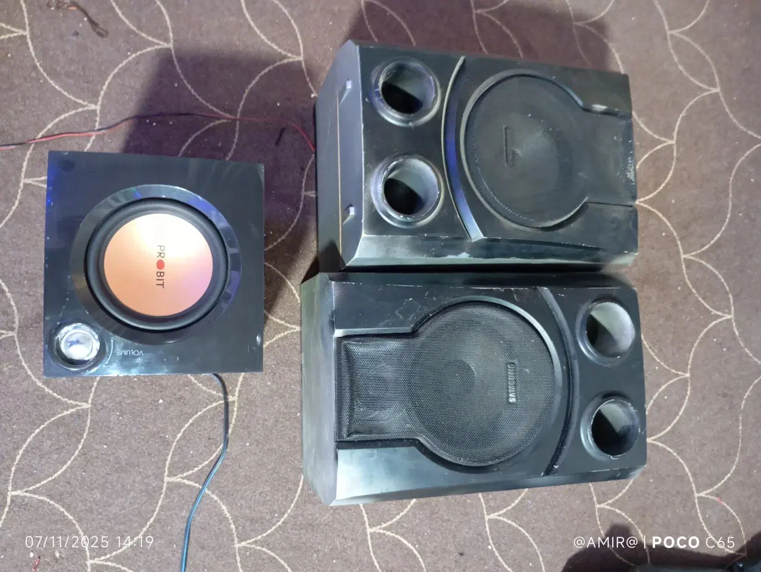 یک جفت باند و ساب دو قلو ۳۰۰ تومن|سیستم صوتی خانگی|محمدشهر, محمدشهر|دیوار