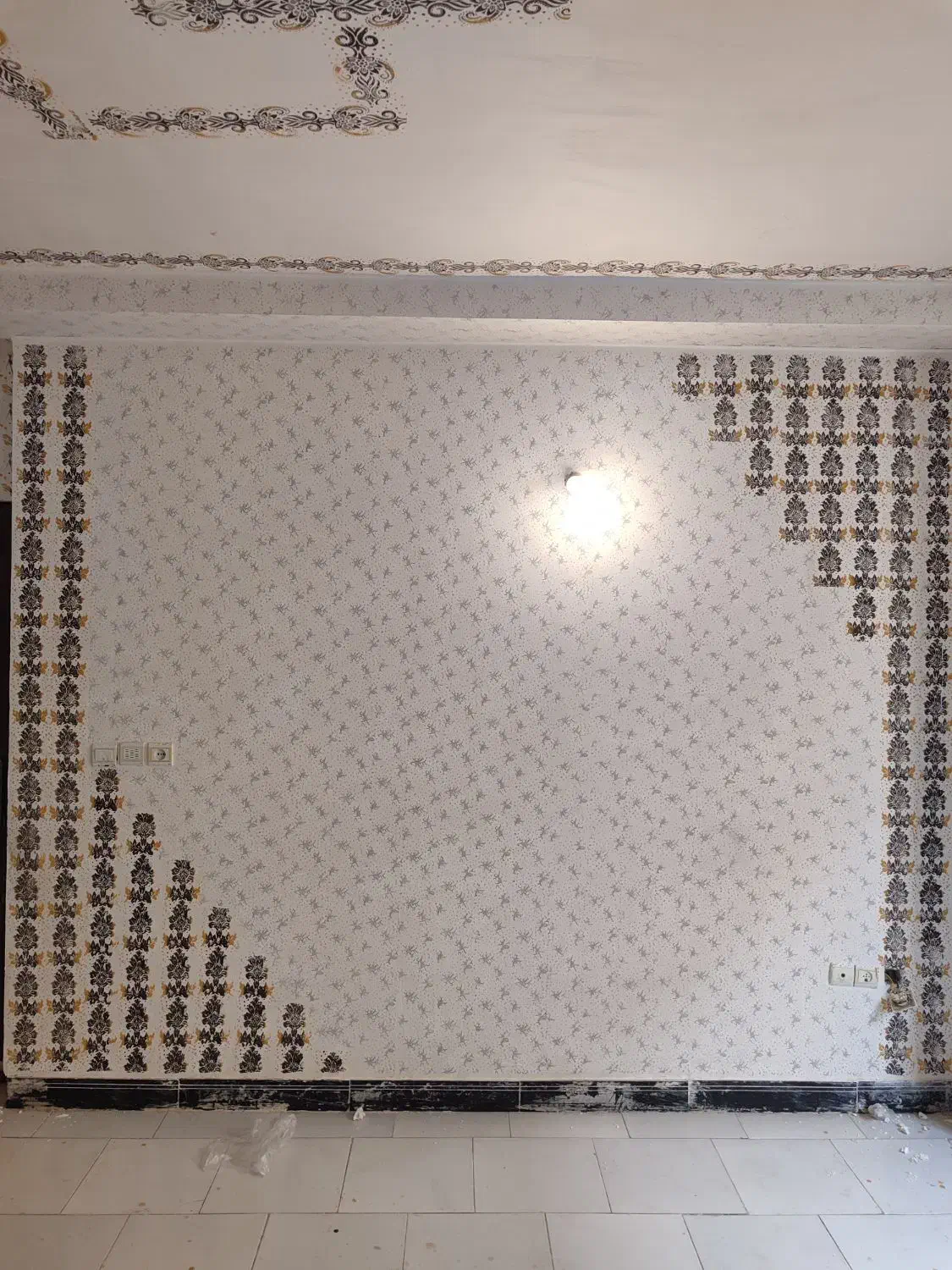 اجرای طرح کاغذدیواری با ۷۵۰تومان‌ +نقاشی ساختمان|خدمات پیشه و مهارت|ورامین, ورامین|دیوار