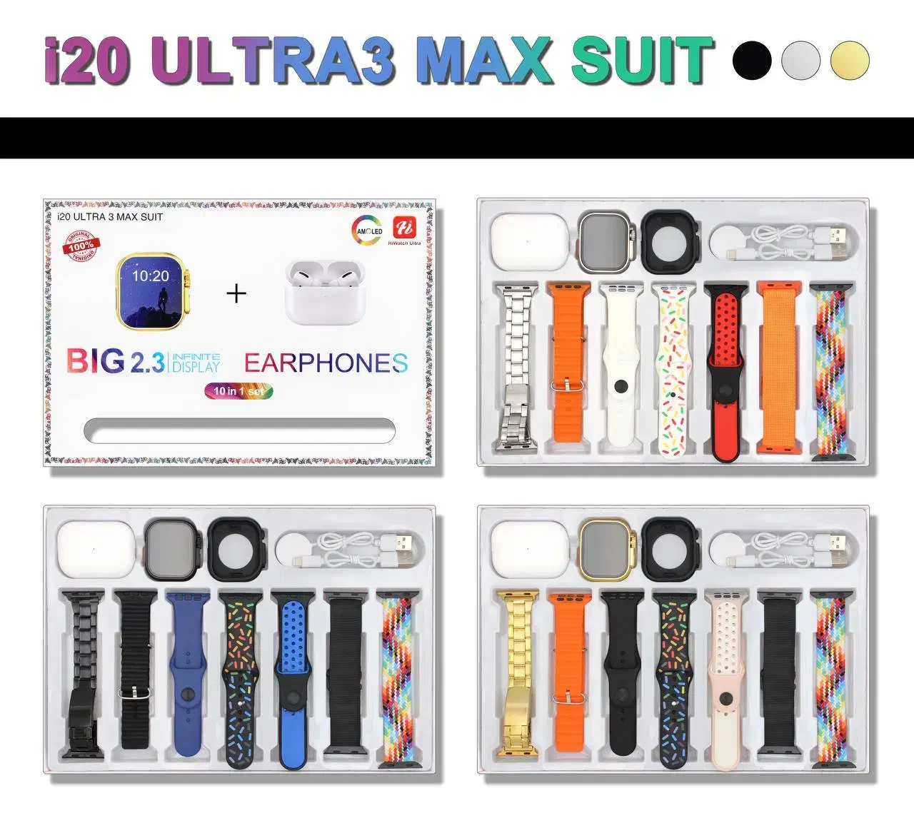 ساعت هوشمند i20 اولترا 3 ایرپاد دار 7بند|ساعت|کرج, حصارک پایین|دیوار