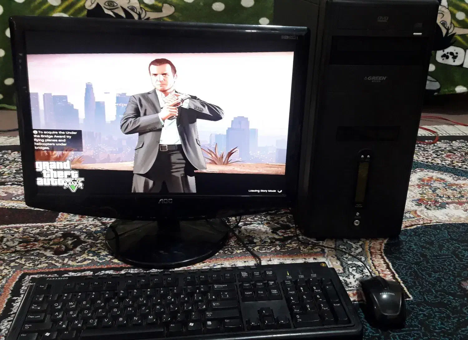 کامپیوتر حرفه ای ddr3 مانیتور ۱۹ اینچ|رایانه رومیزی|گرگان, |دیوار