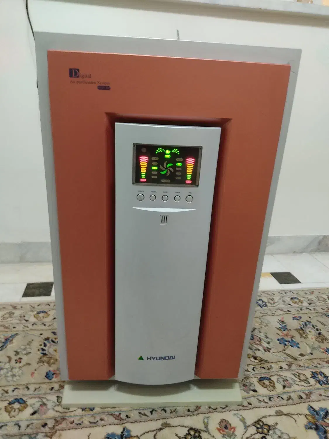 دستگاه تصفیه هوا هیوندا کره حالت ایستاده|پنکه و تصفیه‌کنندهٔ هوا|تهران, سازمان برنامه جنوبی|دیوار