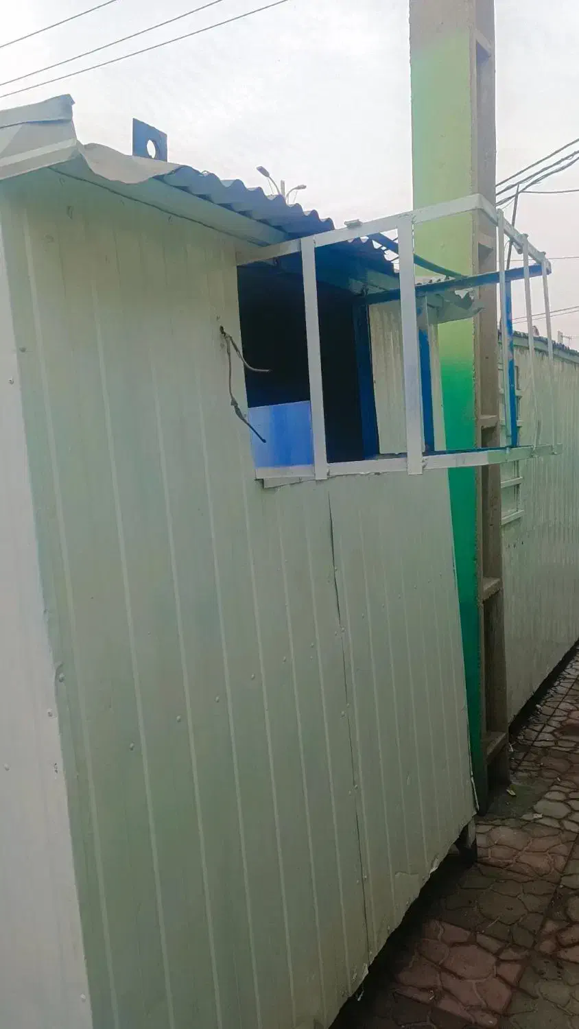 کانکس دو در دونیم درحد نو کانکس کوت عبدالله|مصالح و تجهیزات ساختمان|کارون, |دیوار