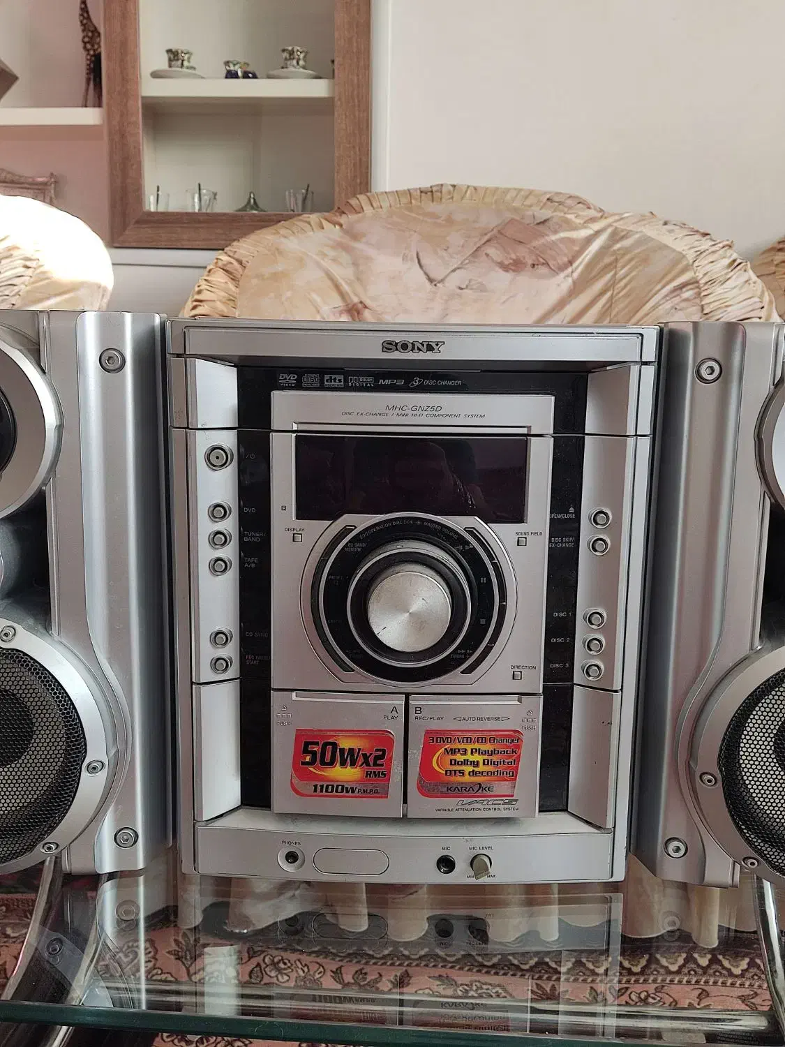 رادیو ضبط دو کاسته،دو باند دار ودی وی دی خور|سیستم صوتی خانگی|خوی, |دیوار