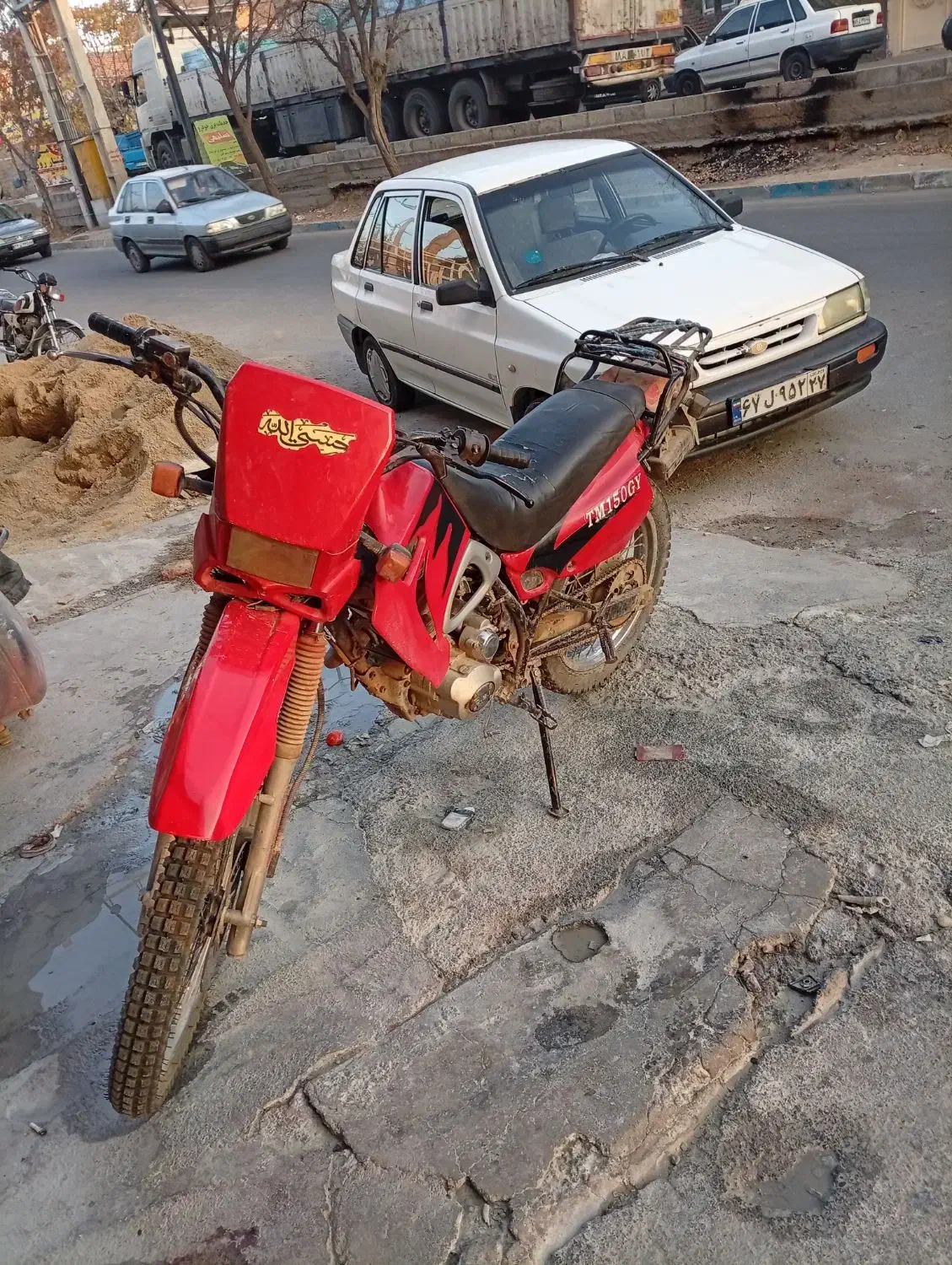 موتورتریل ۳کمک تازە تعمیرسرحال|موتورسیکلت|شاهین دژ, |دیوار