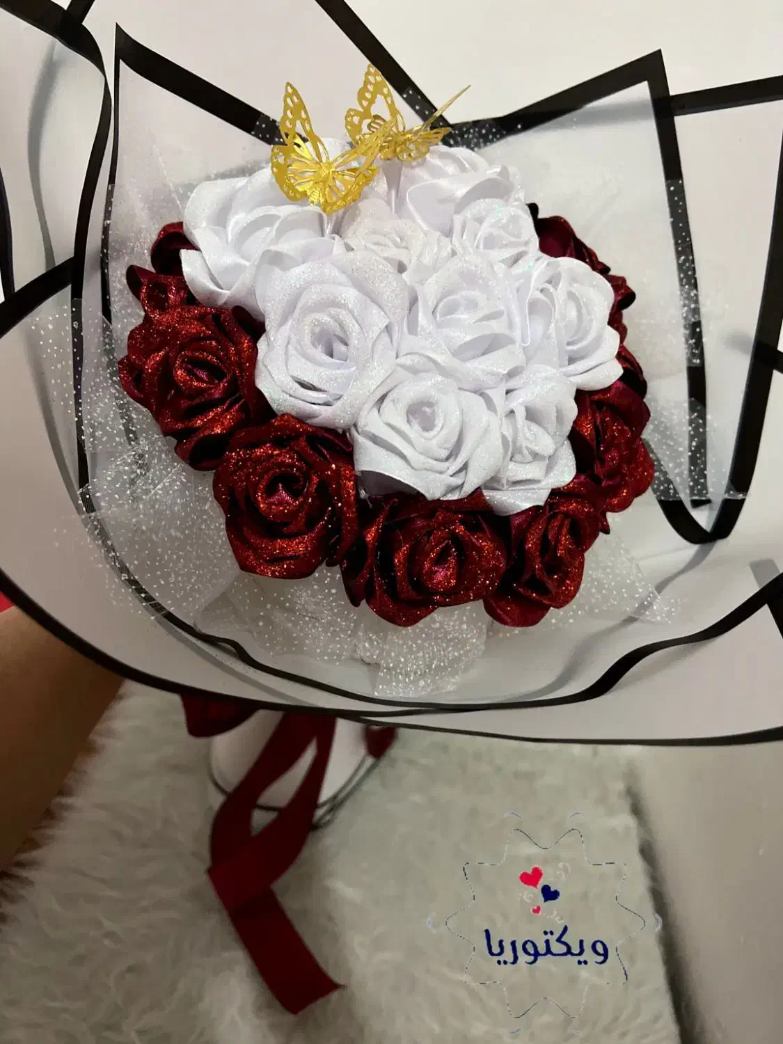 گل روبانی|گل مصنوعی|جهرم, |دیوار