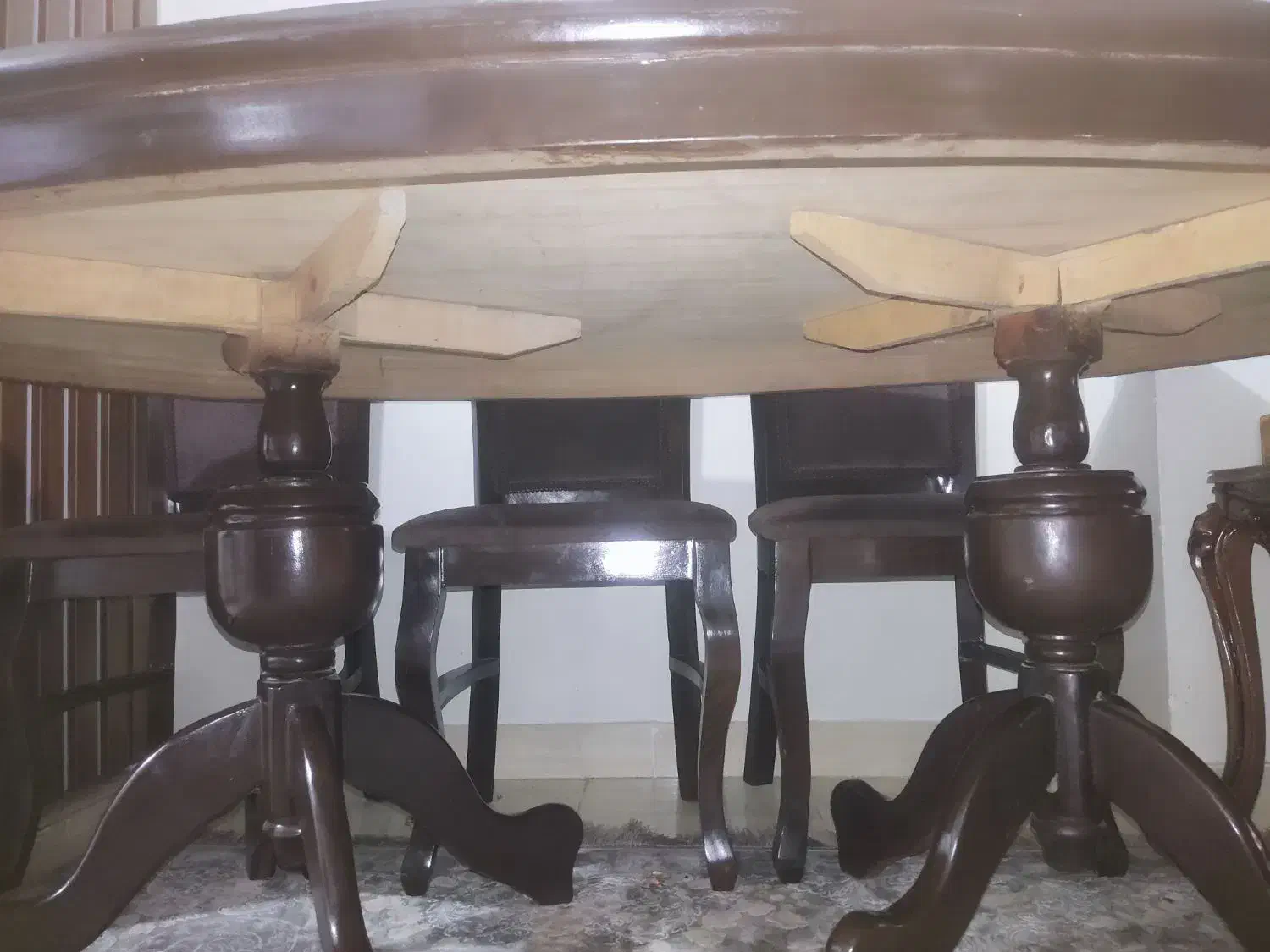 میز نهار خوری 8نفر فقط فقط میز وسط|میز و صندلی غذاخوری|شاهدشهر, |دیوار