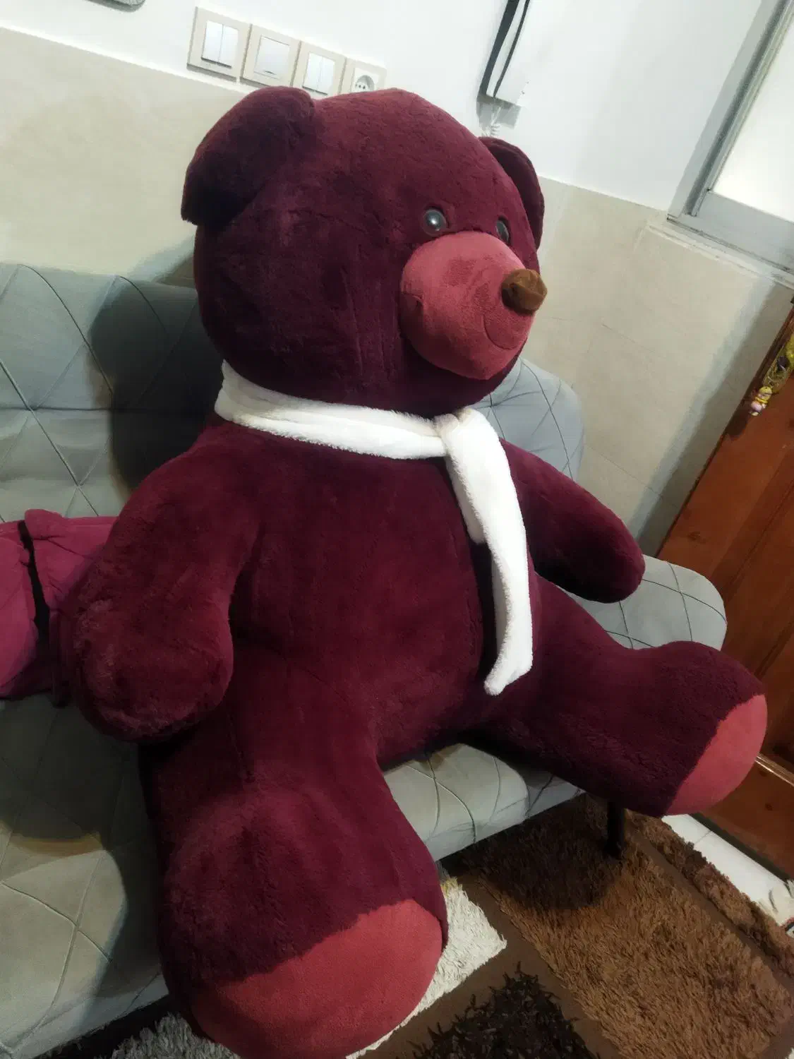 خرس بزرگ بسیار خوشرنگ و به شرط سالمی و تمیزی|اسباببازی بچه|ورامین, ورامین|دیوار