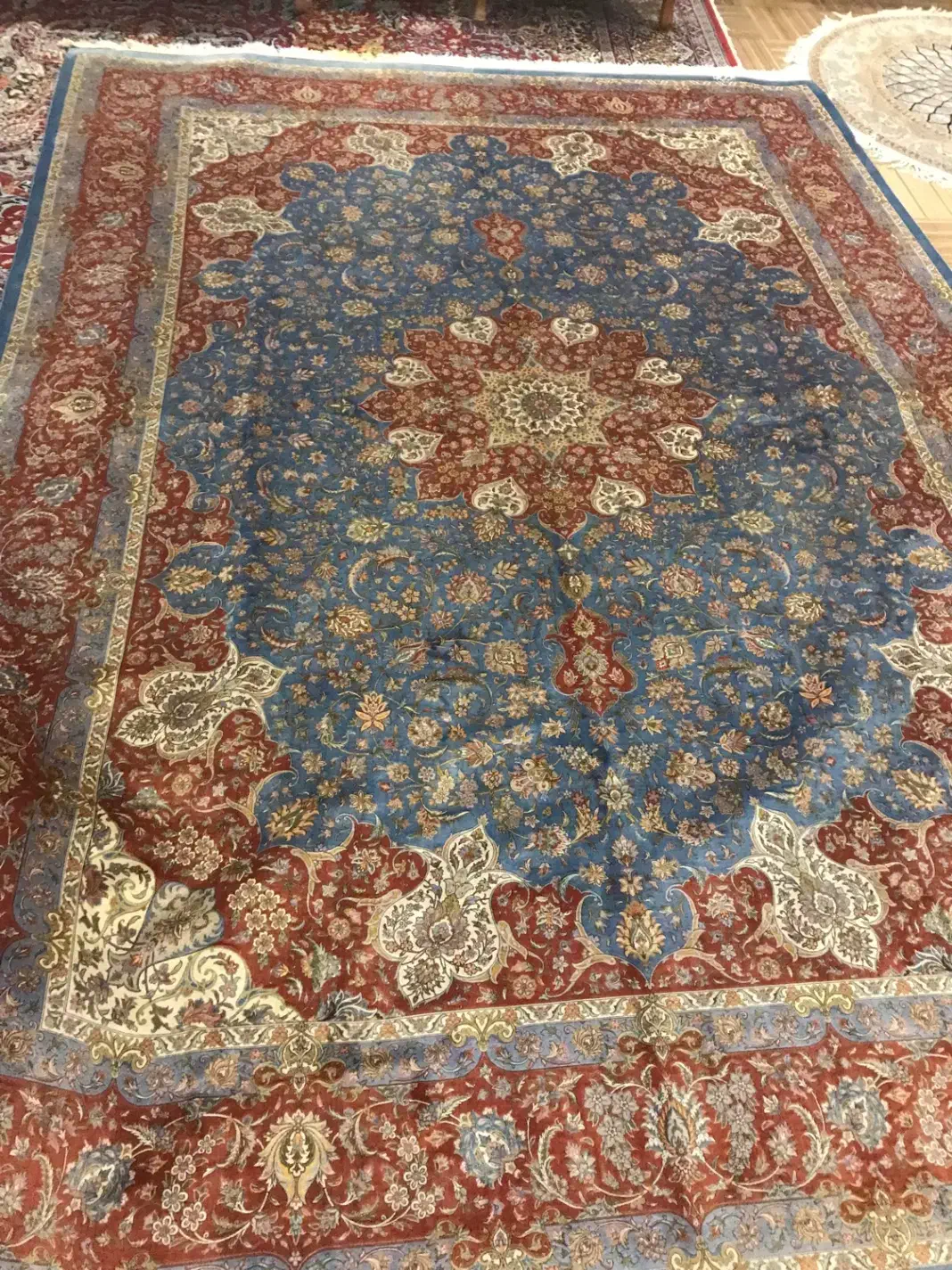 فرش ابریشم ماشینی|فرش|آفتاب, |دیوار