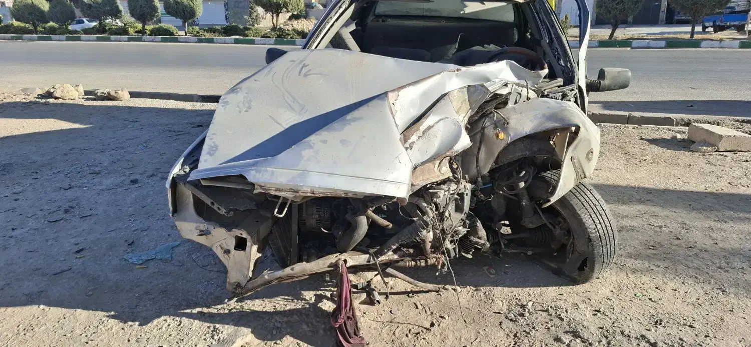 پژو مدل ۸۷ تصادفی فیروزاباد|خودرو سواری و وانت|فیروزآباد (فارس), |دیوار