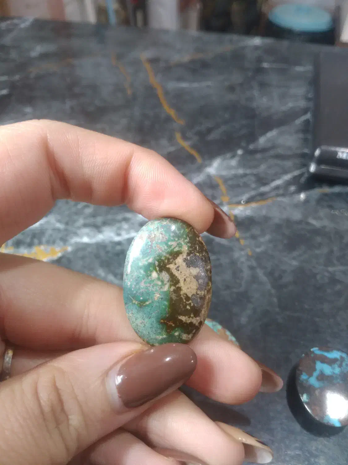 سنگ فیروزه نیشابور|جواهرات|ماسال, |دیوار