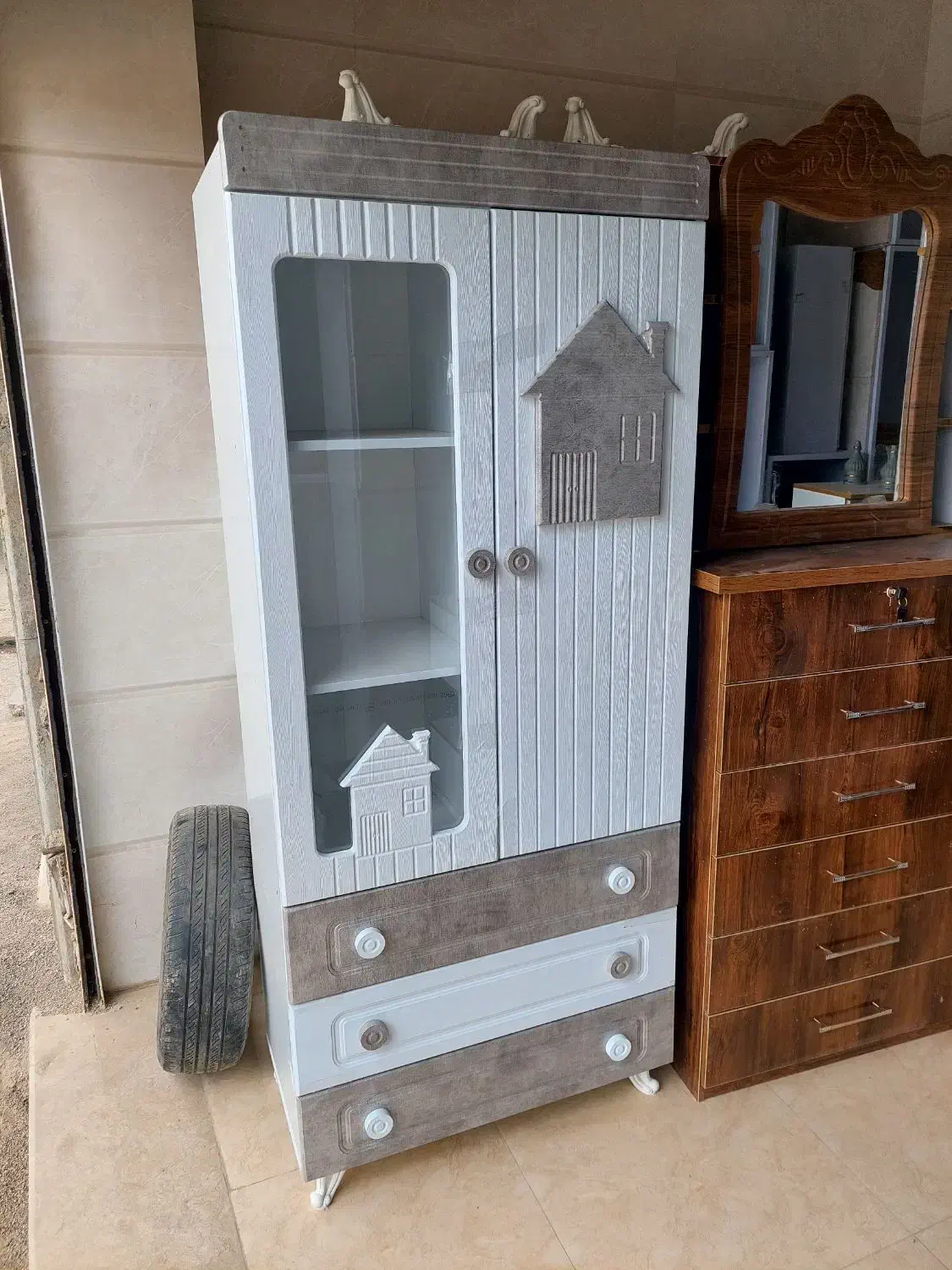 تولید کننده مستقیم کمد بچه وسیسمونی نوزاد|تخت و سرویس خواب|رامیان, |دیوار