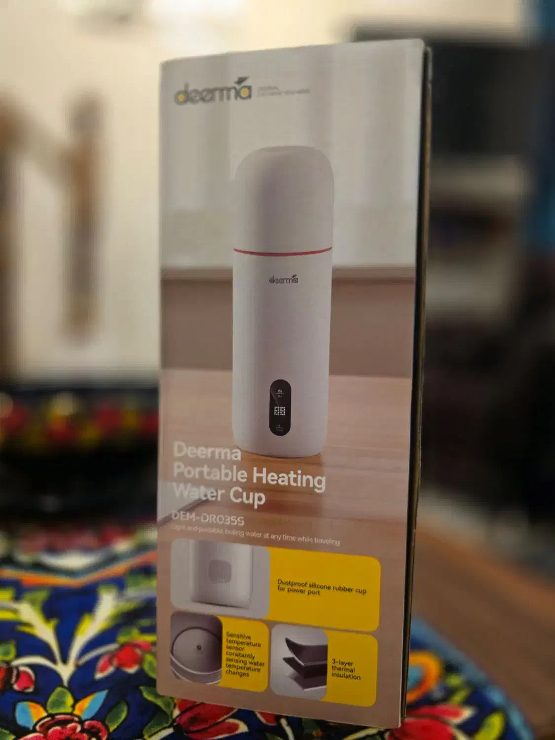 فلاسک برقی هوشمند شیائومی درما مدل DEM-DRO35S|کوهنوردی و کمپینگ|سیاهکل, |دیوار