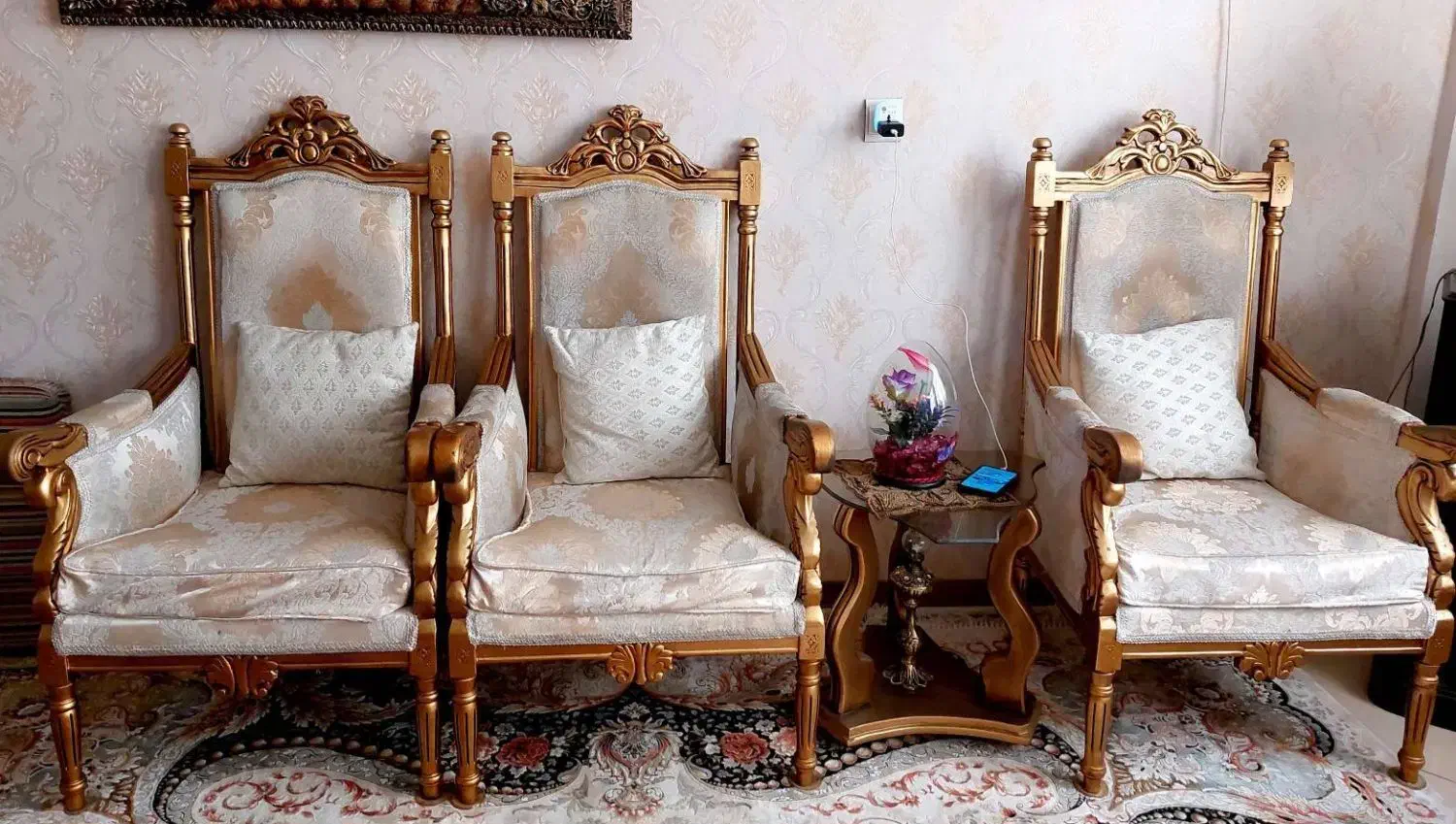 مبل ۷ نفره استیل|مبلمان خانگی و میز عسلی|ری, دیلمان|دیوار