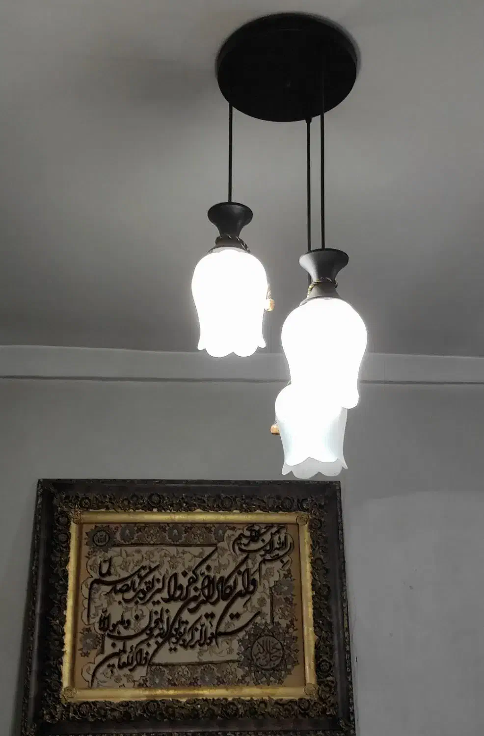 لوستر سه شاخه وپنج شاخه|لوستر و چراغ آویز|تبریز, |دیوار