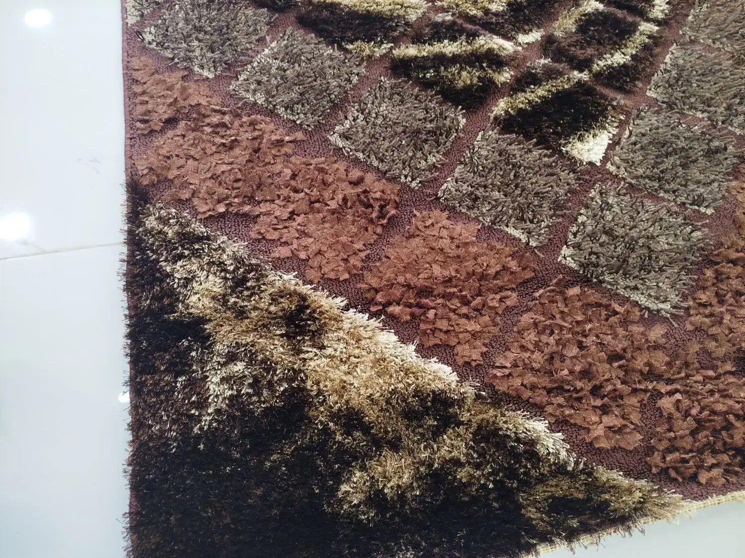 دوتخته گلیم فرش شگی اکبند|فرش|ایلام, |دیوار