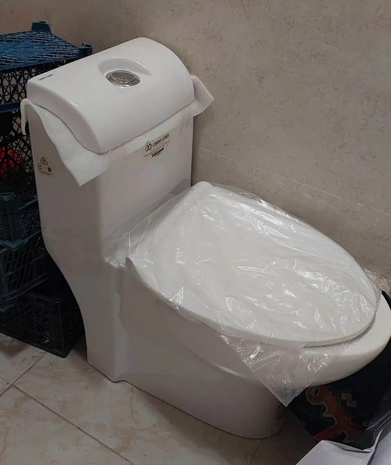 دستشویی فرنگی اک|لوازم سرویس بهداشتی|خرم‌آباد, |دیوار