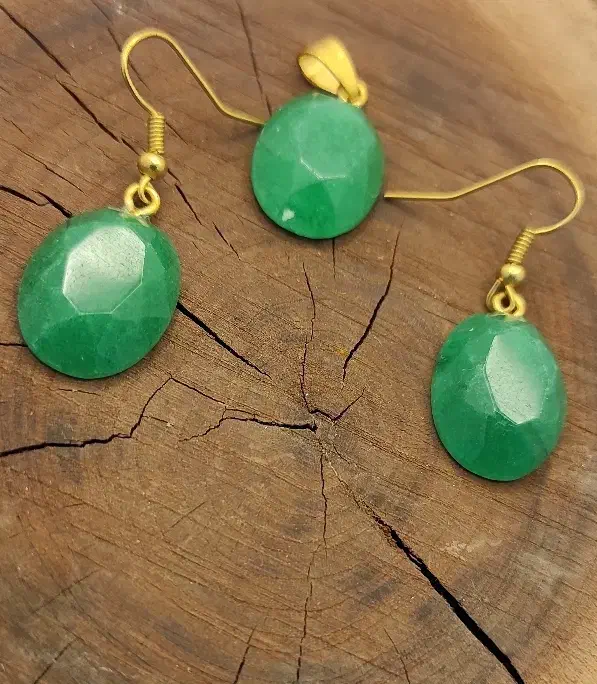 نیم ست جید|جواهرات|زاهدان, |دیوار