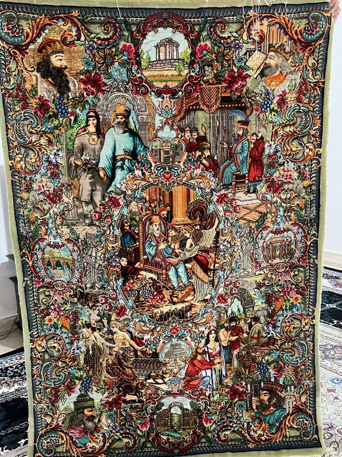 فرش دستباف سلاطین - فروش فوری|فرش|اصفهان, الهیه|دیوار