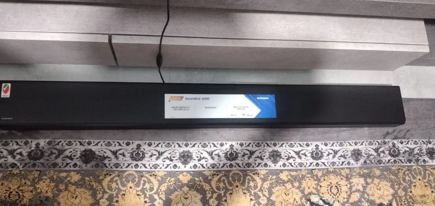 ساندبار سامسونگ A650|سیستم صوتی خانگی|تهران, حر|دیوار
