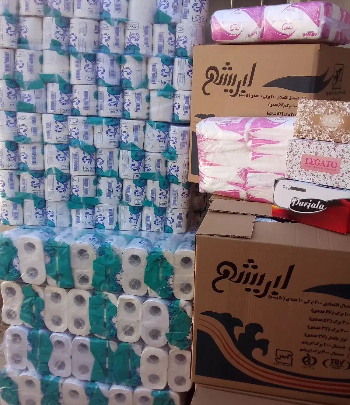 دستمال دوقلو|مواد شوینده و دستمال کاغذی|الوند, |دیوار