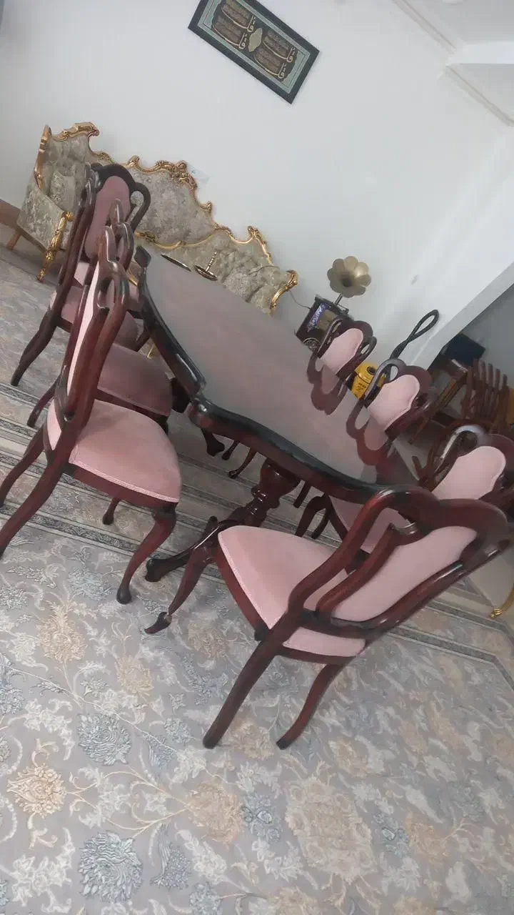 میز نهارخوری ۸نفره|میز و صندلی غذاخوری|تربتحیدریه, شهرک ولیعصر|دیوار