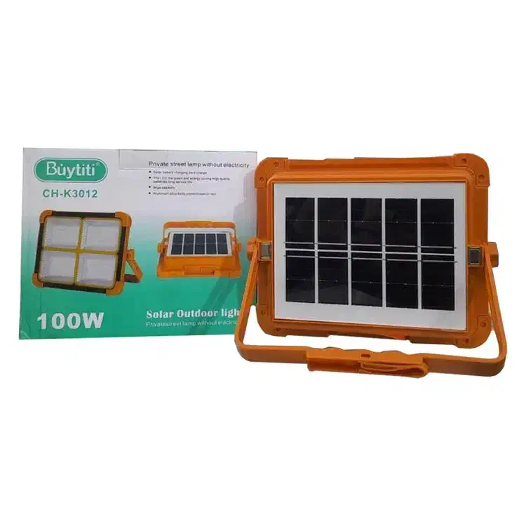 پروژکتور شارژی با پنل خورشیدی۱۰۰وات باارسال رایگان|لامپ و چراغ|شیراز, زرهی|دیوار