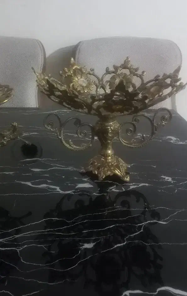 میوه خوری و شیرینی خوری برنز|ظروف سرو و پذیرایی|تهران, خاک سفید|دیوار