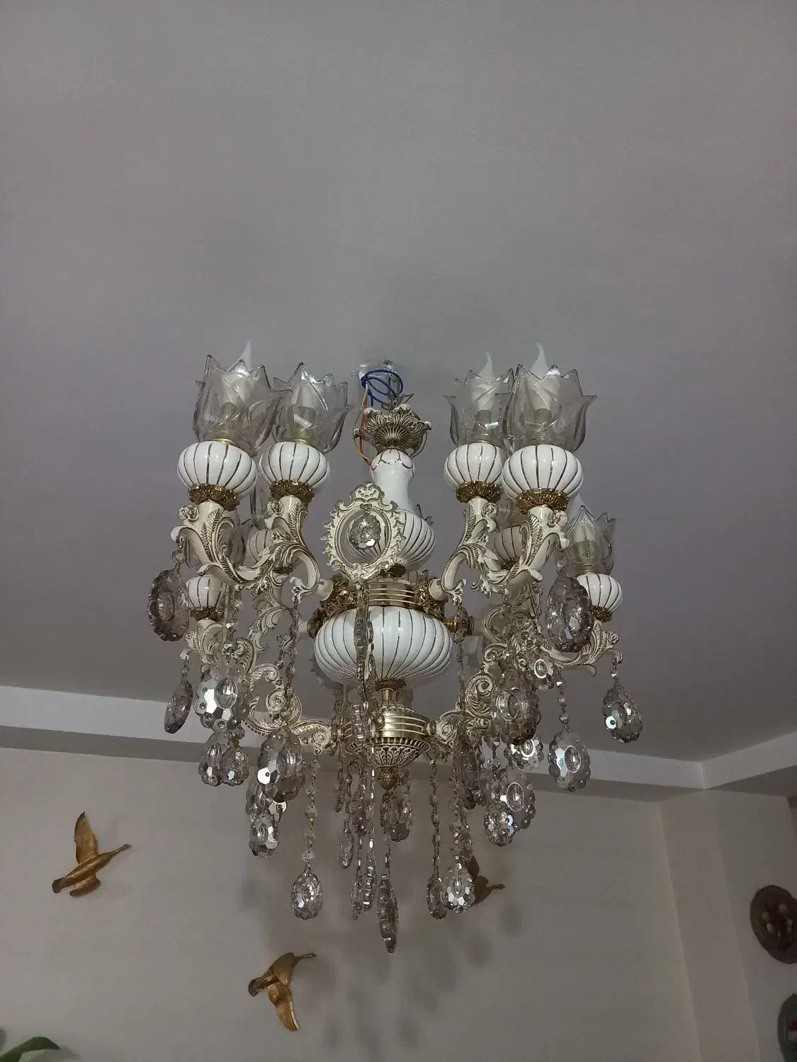 لوستر شیک|لوستر و چراغ آویز|کرج, حصارک بالا|دیوار