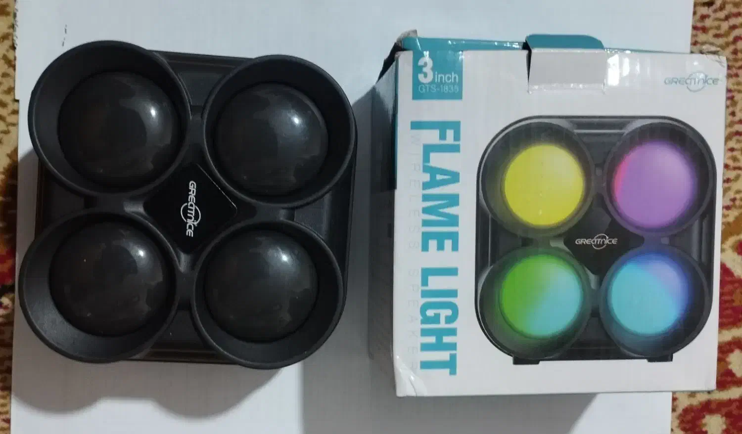 اسپیکر بلوتوثی بارقص نور قابل حمل|پخش‌کننده همراه|مشهد, سرافرازان|دیوار