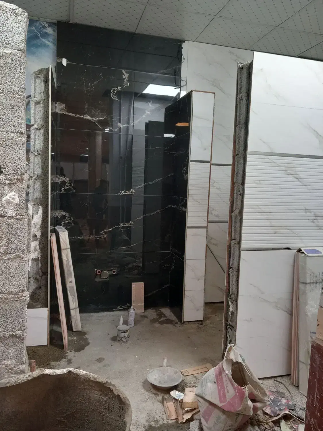 بنایی کاشی وسرامیک کاری خورده کاری نصب درب وپنجره|خدمات پیشه و مهارت|اسلامشهر, شهرک مهدیه|دیوار