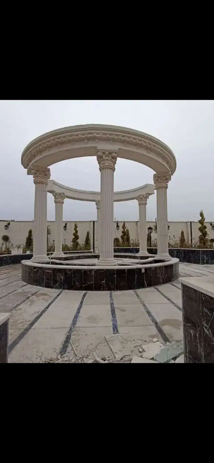 آبنما و آلاچیق گنبدی فایبر گلاس|مصالح و تجهیزات ساختمان|اصفهان, بوستان ناژوان|دیوار