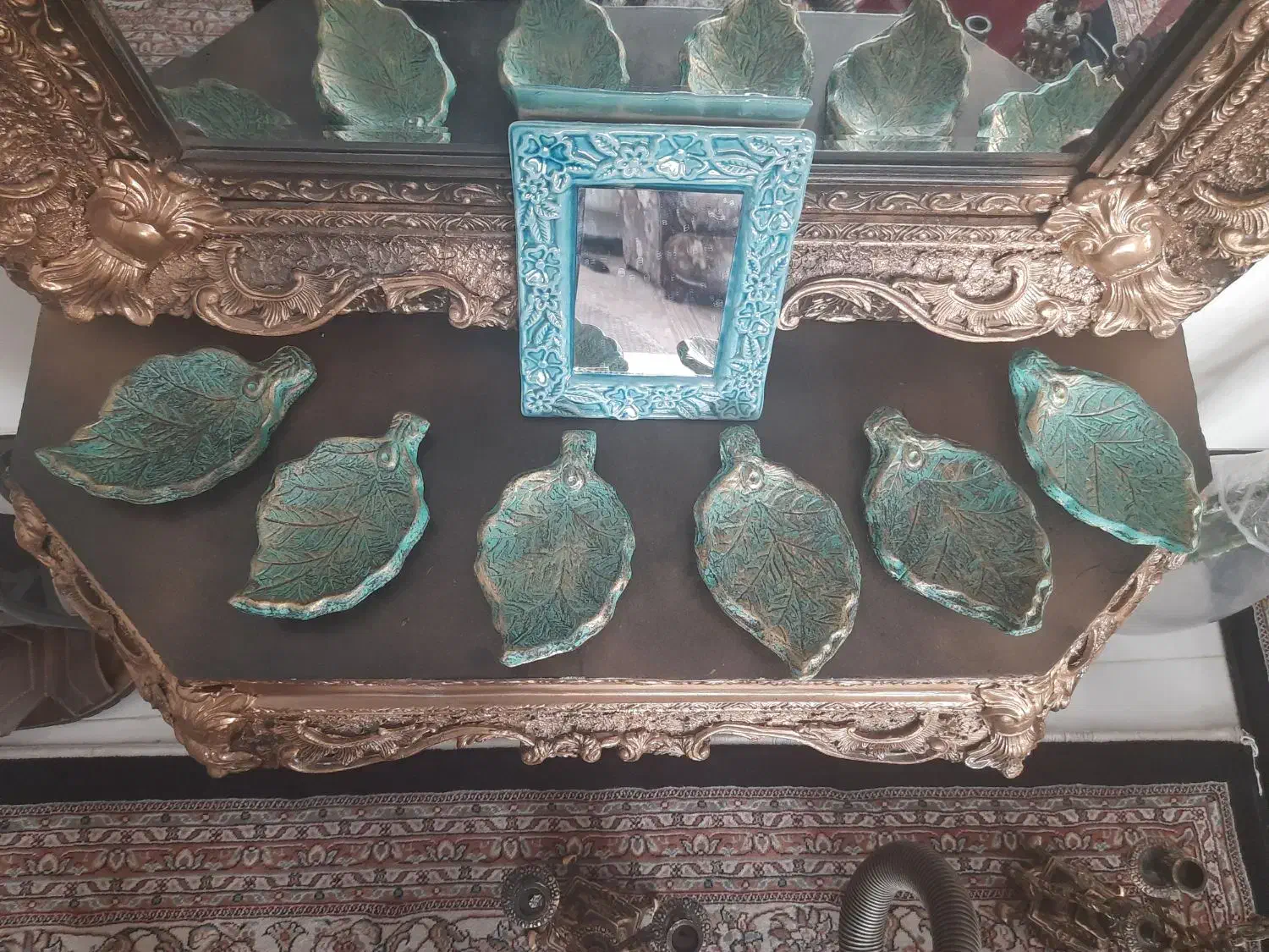 ظروف سفالی پتینه|صنایع دستی و سایر لوازم تزئینی|چهارباغ, |دیوار