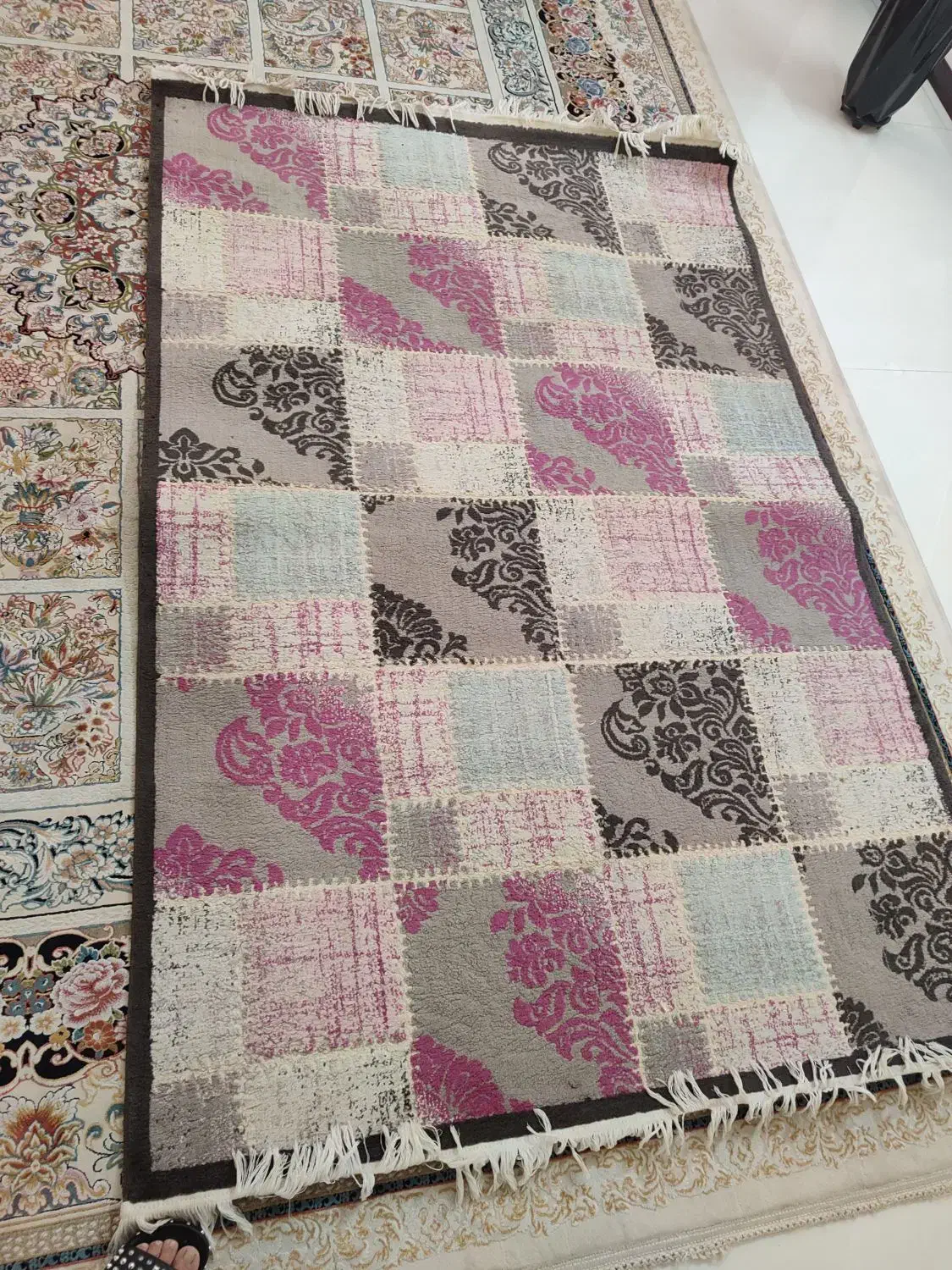 یک عدد فرش فانتزی ۴ متری آشپزخانه در حد نو|فرش|مشهد, فاطمیه|دیوار