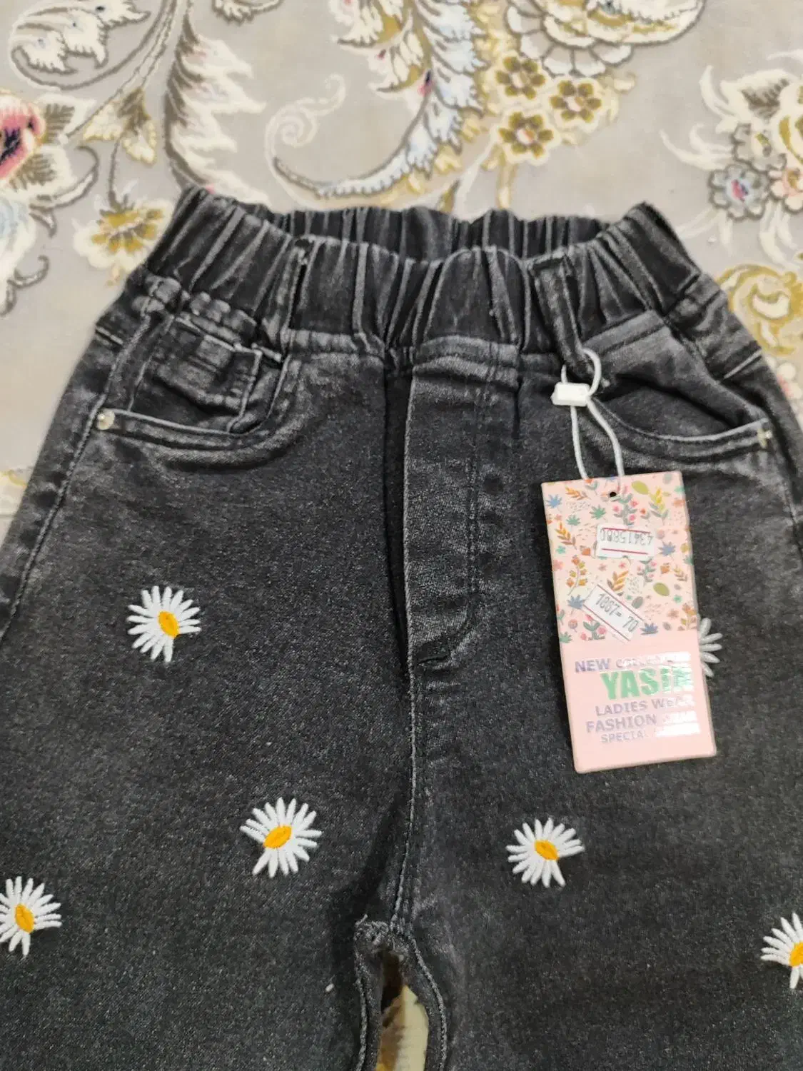 شلوار لی دخترانه|کفش و لباس بچه|قوچان, |دیوار