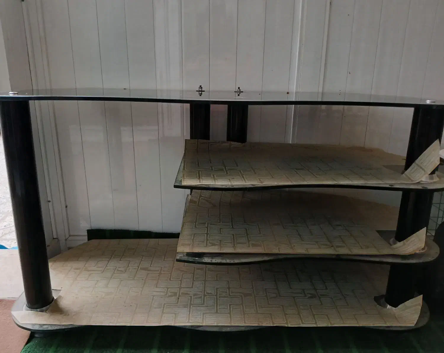 میز تلوزیون شیشه ای ال سی دی|میز تلویزیون|بروجن, |دیوار