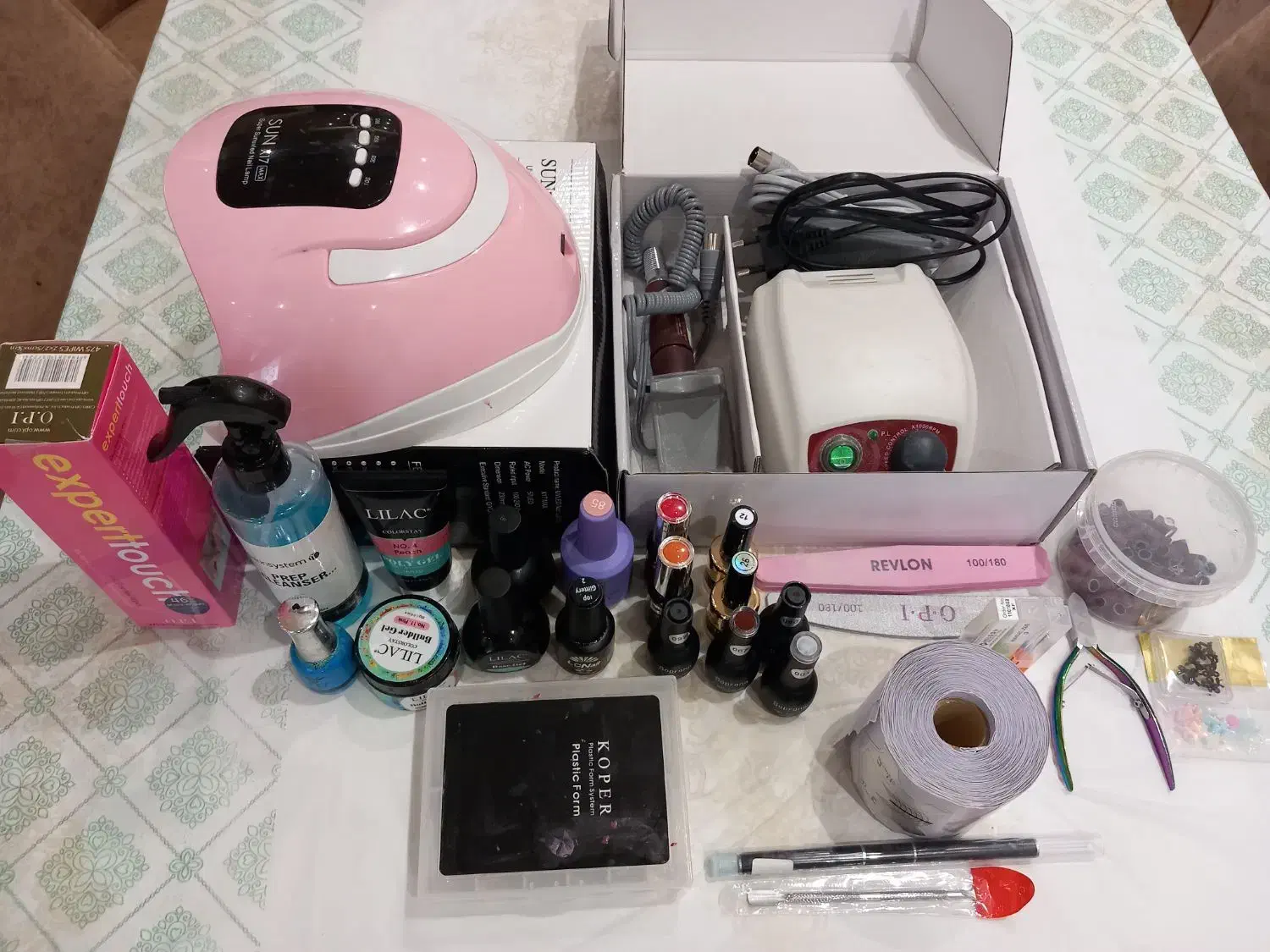 وسایل کاشت ناخن کاملا نو بدون یکبار استفاده|آرایشی، بهداشتی، درمانی|شاهرود, |دیوار