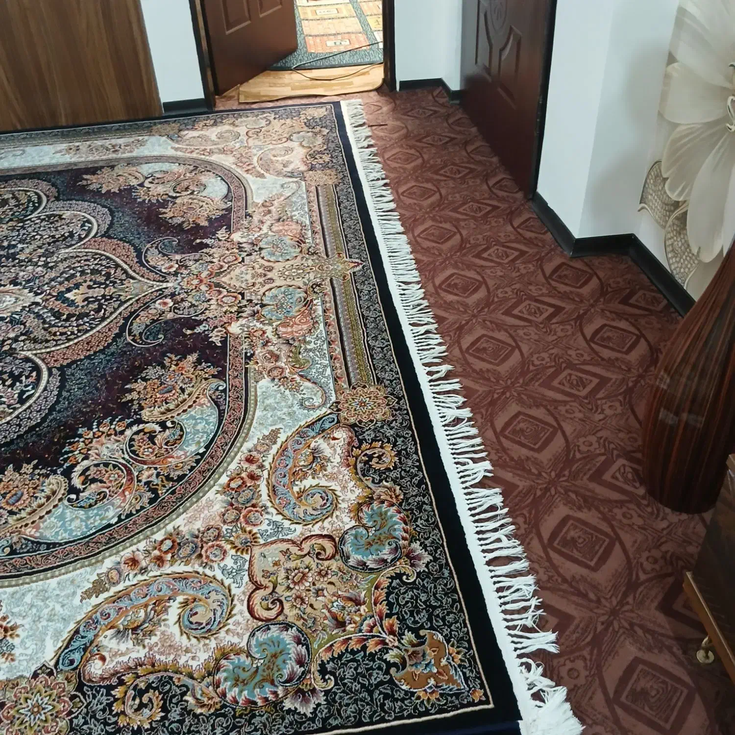 فروش دو تخته فرش ۱۲متری|فرش|شلمان, |دیوار