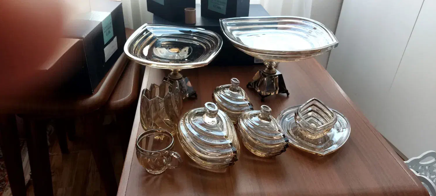 سرویس شامپاینی|ظروف سرو و پذیرایی|میانه, |دیوار