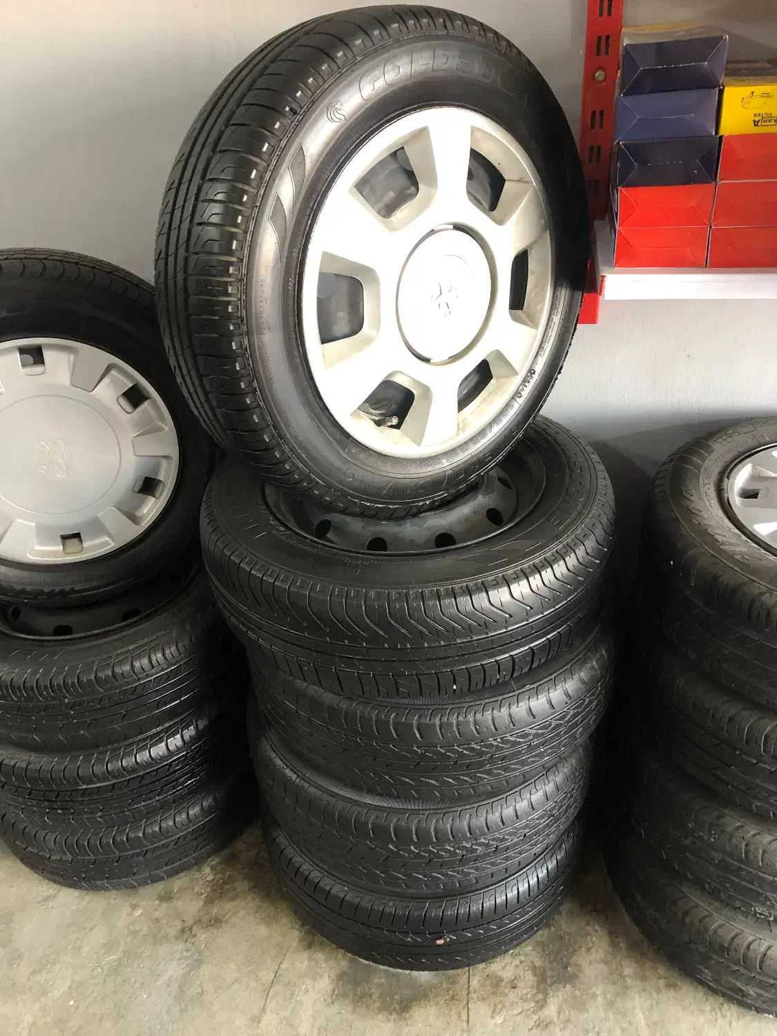 لاستیک۲۰۵/۵۰/۱۶در حد نو|قطعات یدکی و لوازم جانبی|نور, |دیوار