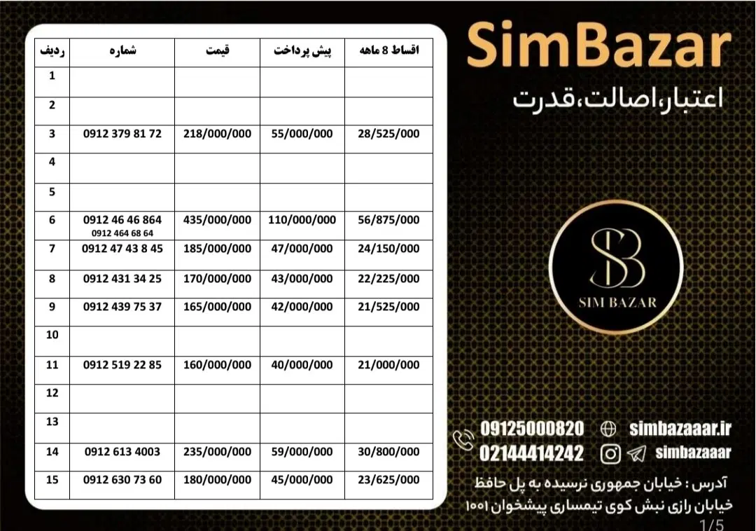 0912.034.82.98|سیمکارت|قم, زنبیل آباد|دیوار