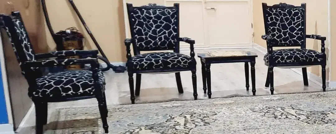 مبل ۷ نفره چوبی با جلو مبل ها|مبلمان خانگی و میز عسلی|قشم, |دیوار