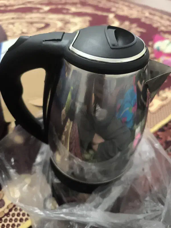 کتری برقی استیل به همراه قوری|قوری، کتری، قهوه‌ساز دستی|مراغه, |دیوار