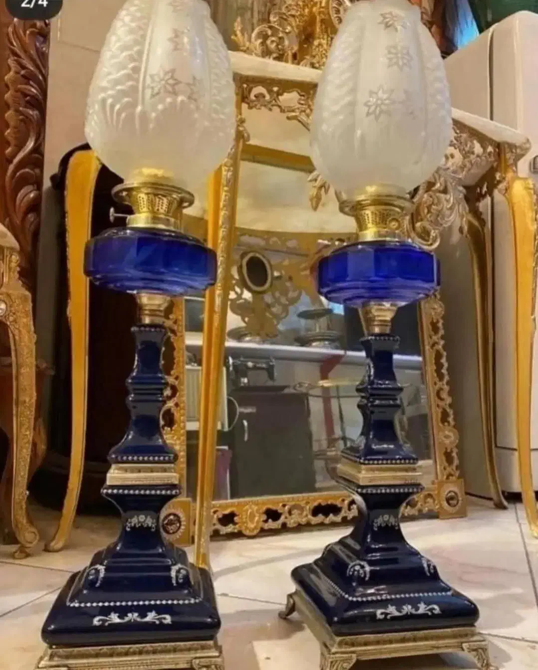 جفت شمعدان انتیک|صنایع دستی و سایر لوازم تزئینی|تهران, افسریه شمالی|دیوار