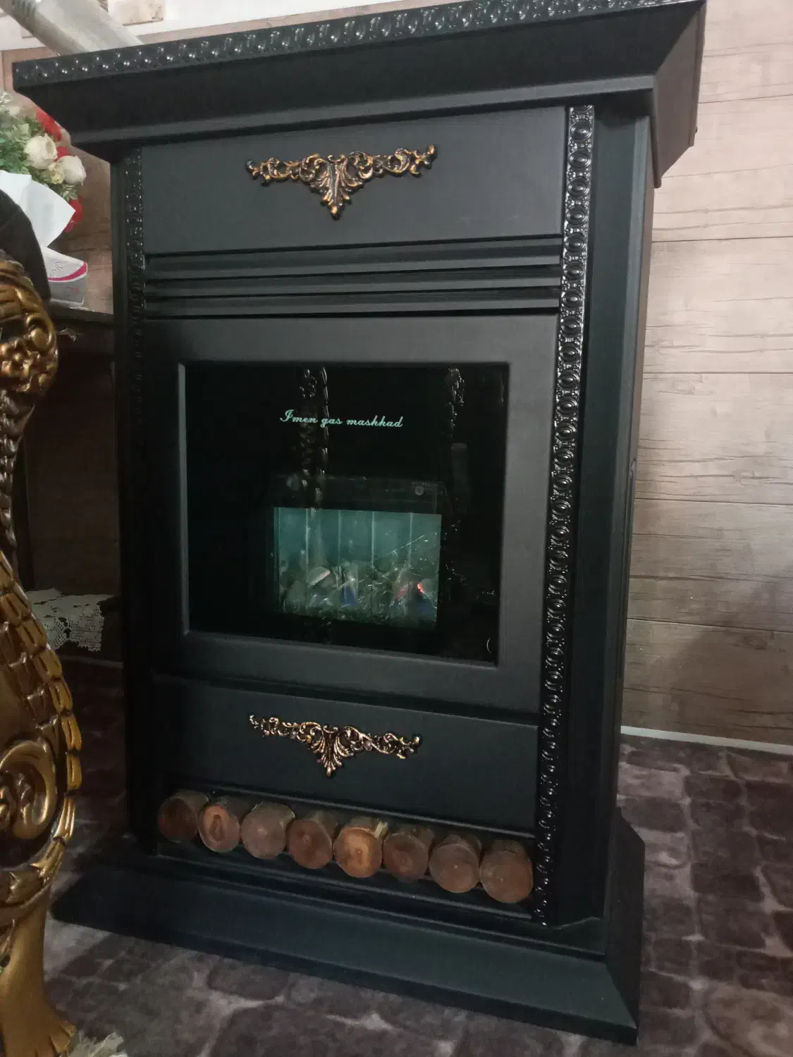 بخاری مدل شومینه|بخاری، هیتر، شومینه|کبودرآهنگ, |دیوار