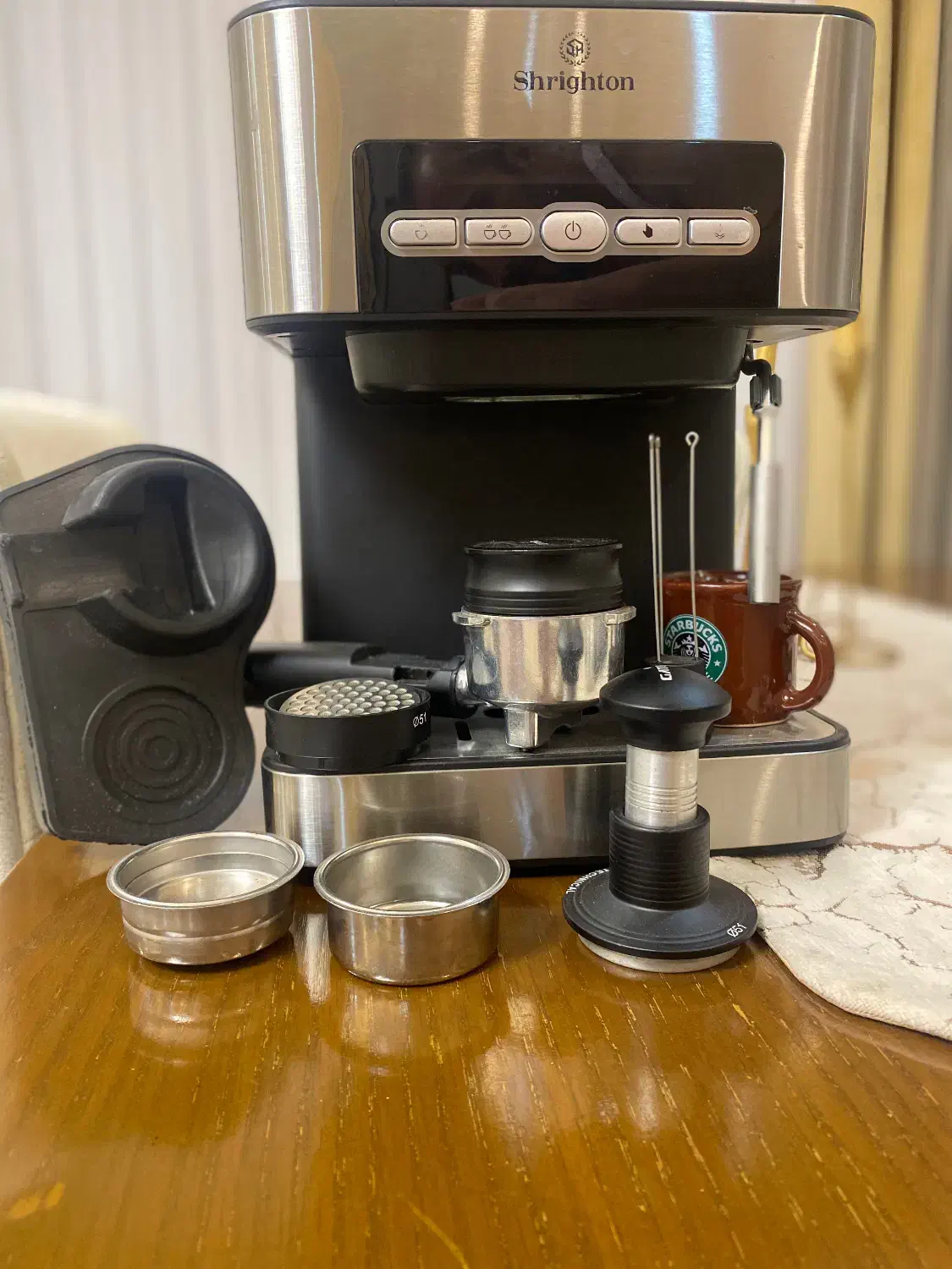 قهوه ساز شرایتون پمپ ایتالیایی|سماور، چایساز، قهوهساز|رشت, پل تالشان|دیوار