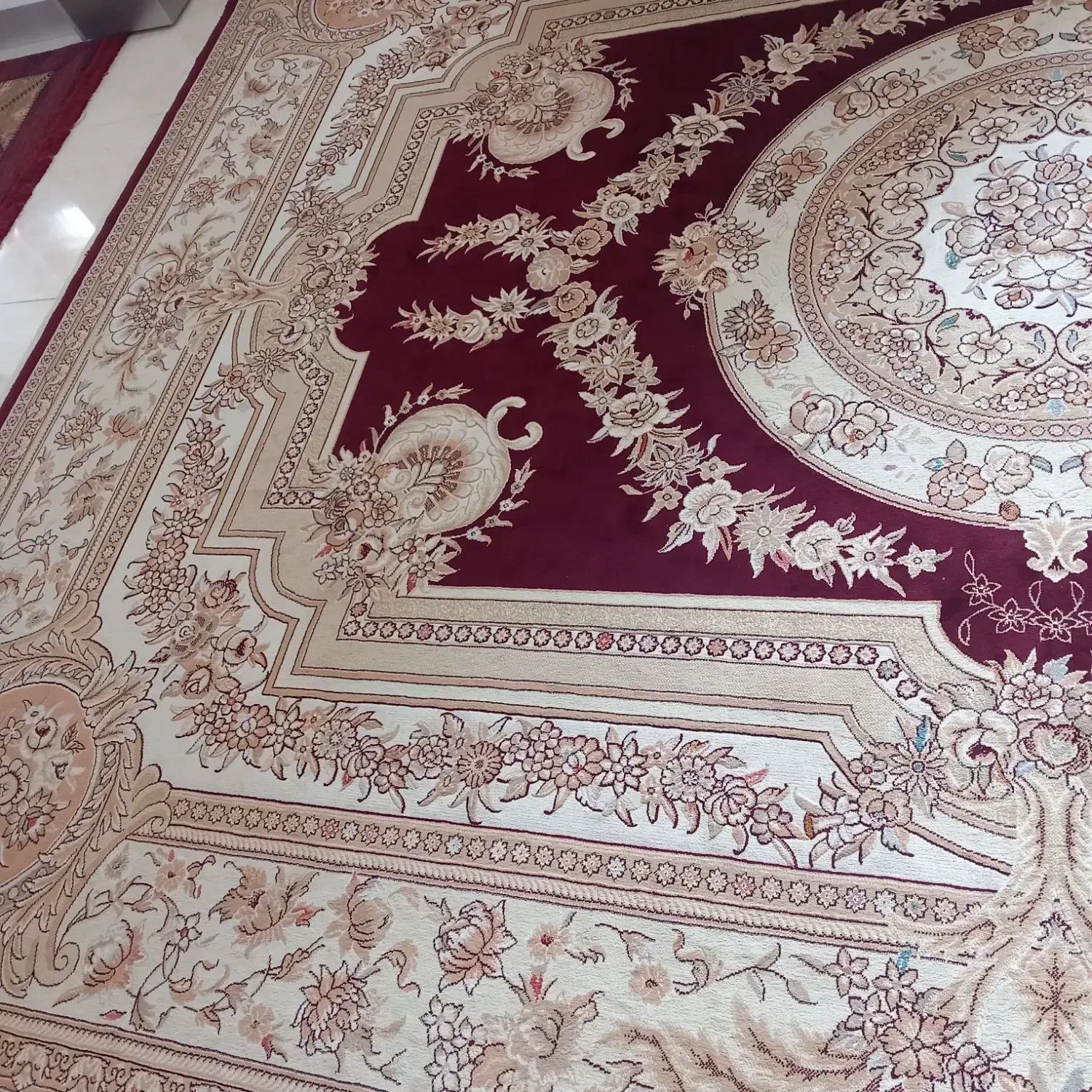 ش قالی ۱۵۰۰شانه تراکم بالادرحدنو|فرش|بجنورد, |دیوار