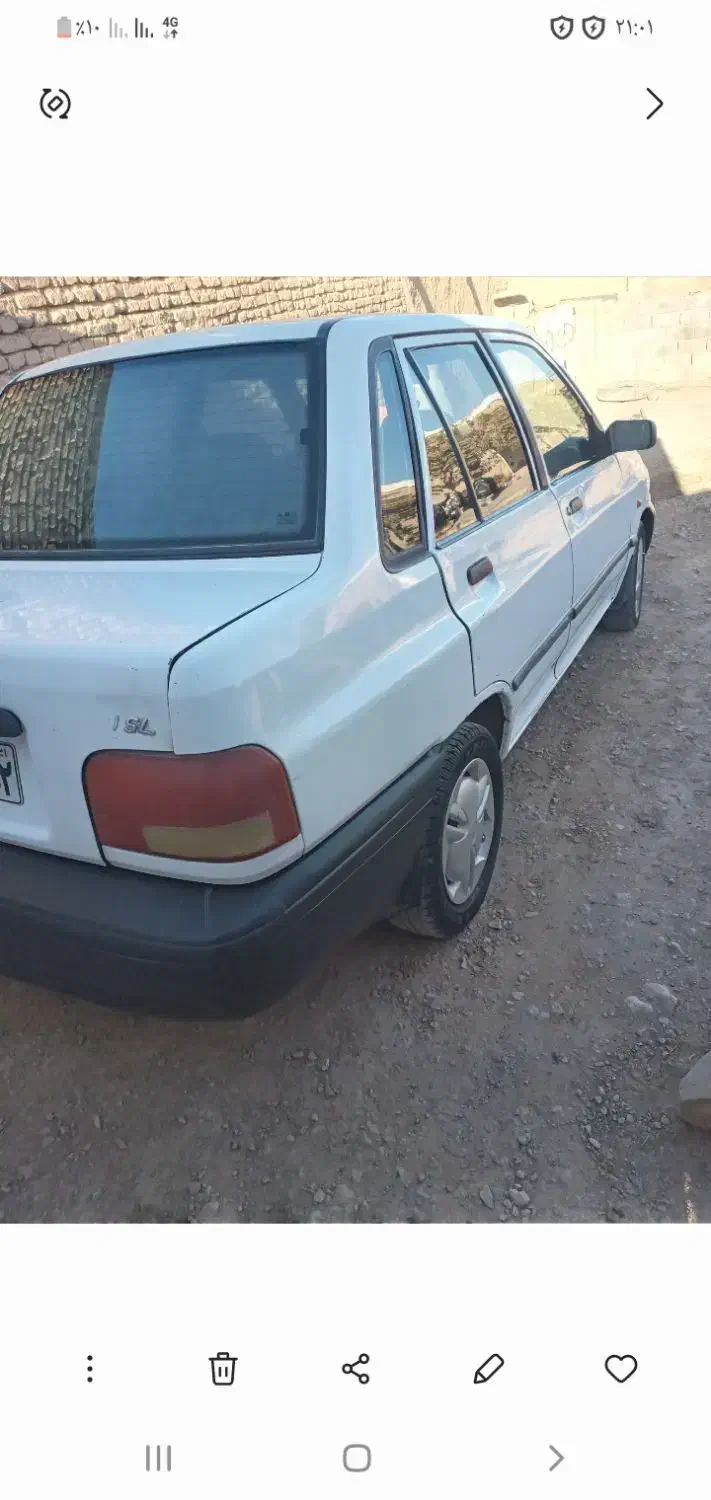 پراید مدل ۹۰بی رنگ|خودرو سواری و وانت|چناران, |دیوار