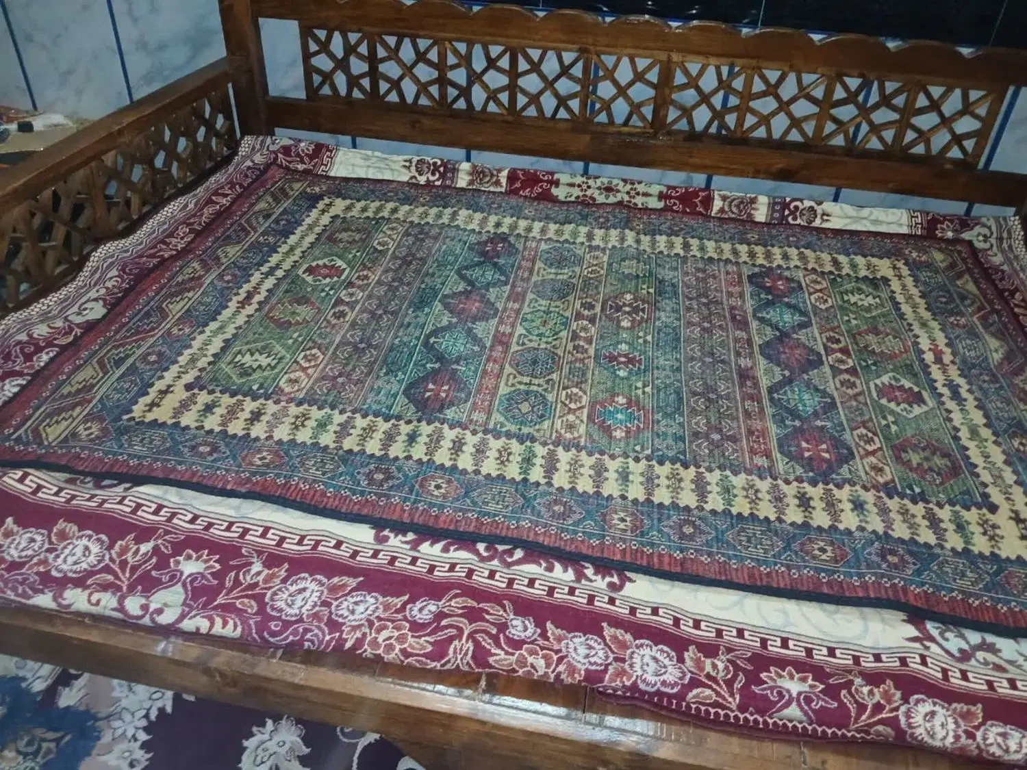 تخت سنتی|تخت و سرویس خواب|خرمآباد, |دیوار